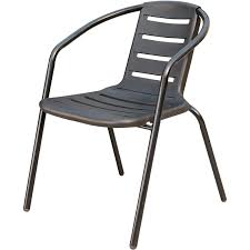 SILLA APILABLE CURVA NEGRA