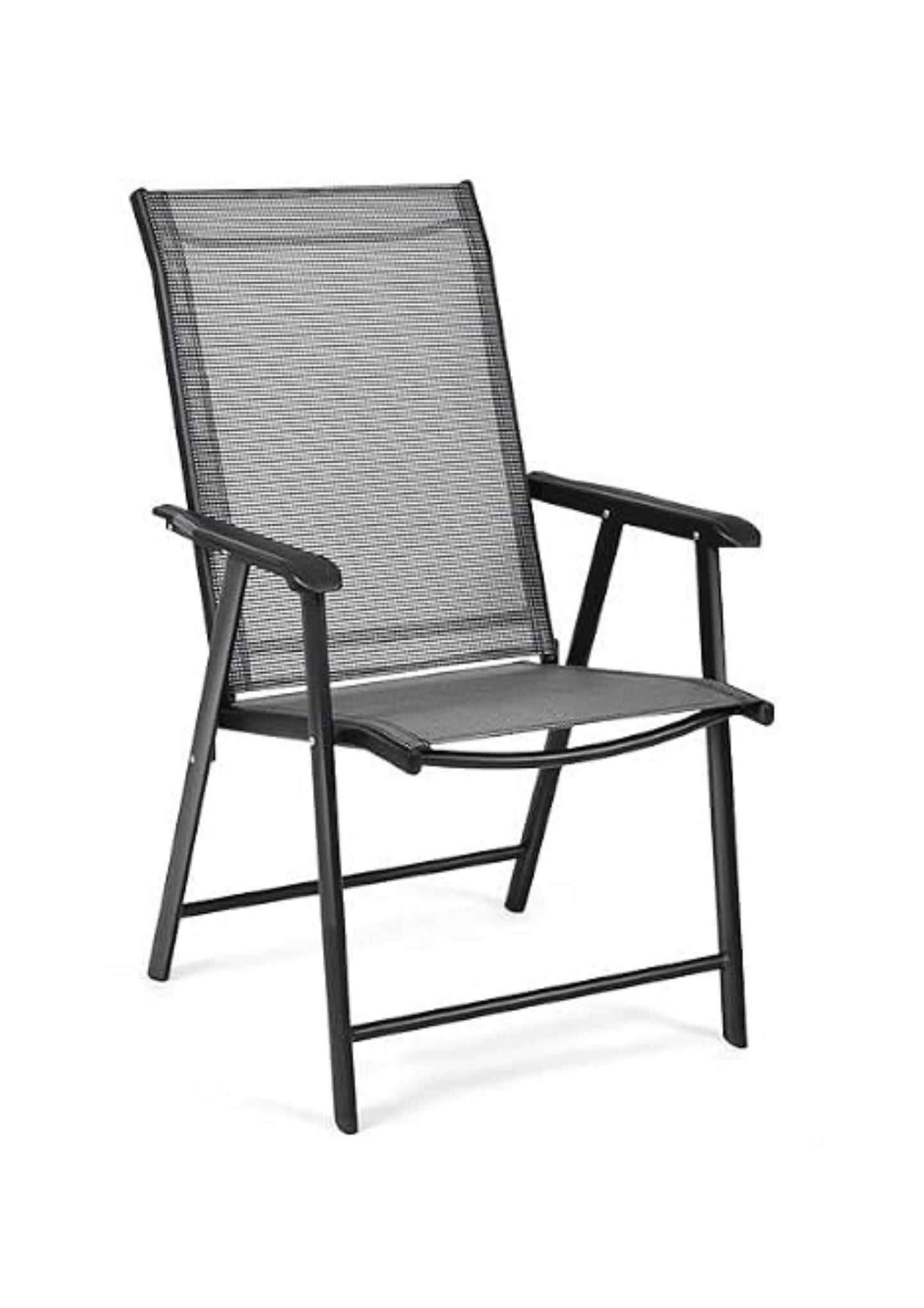 SILLA PLEGABLE GRIS/NEGRO