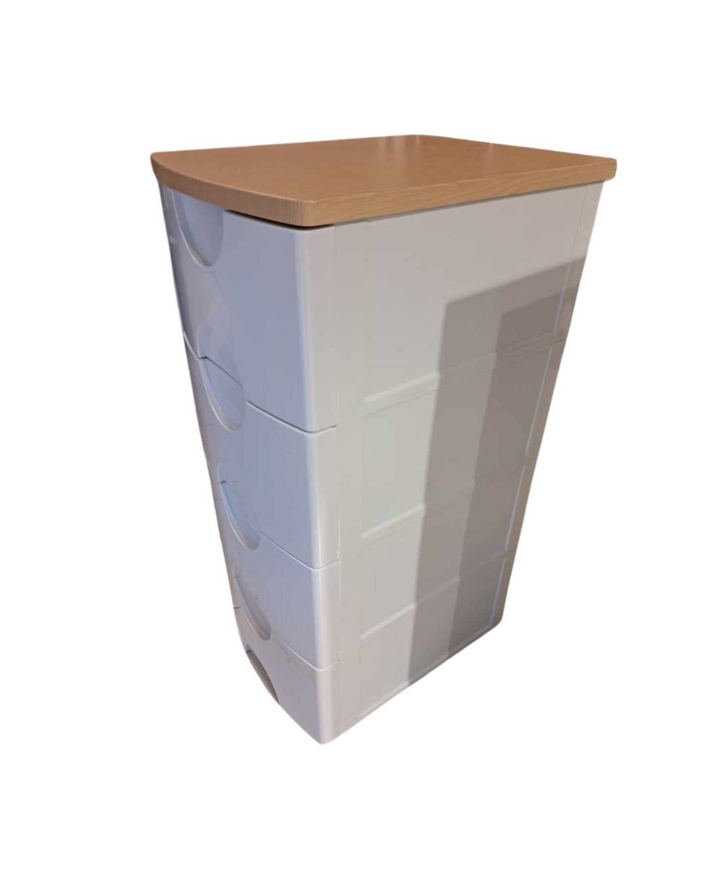 CAJONERA DE PLASTICO BLANCA