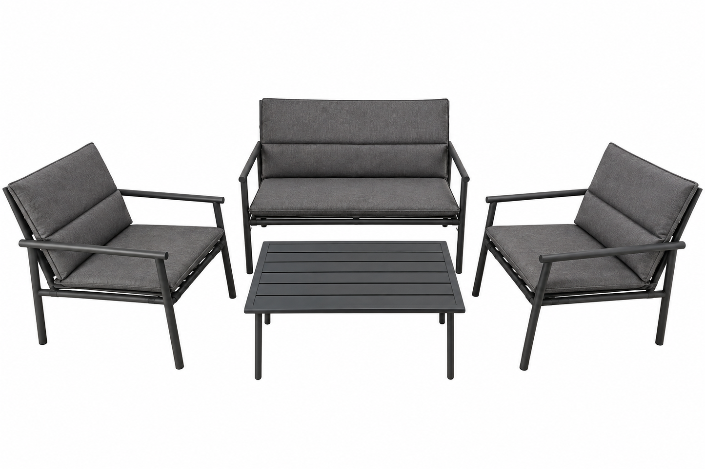 Juego de mesa y sofa con almohadon