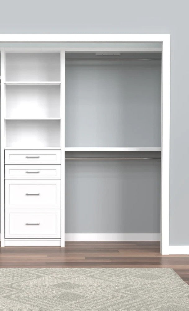 Vestidor de melamina 240X210CM - Modelo 2
