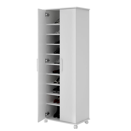 Zapatero alto 2 puertas - 60x173x38 cm