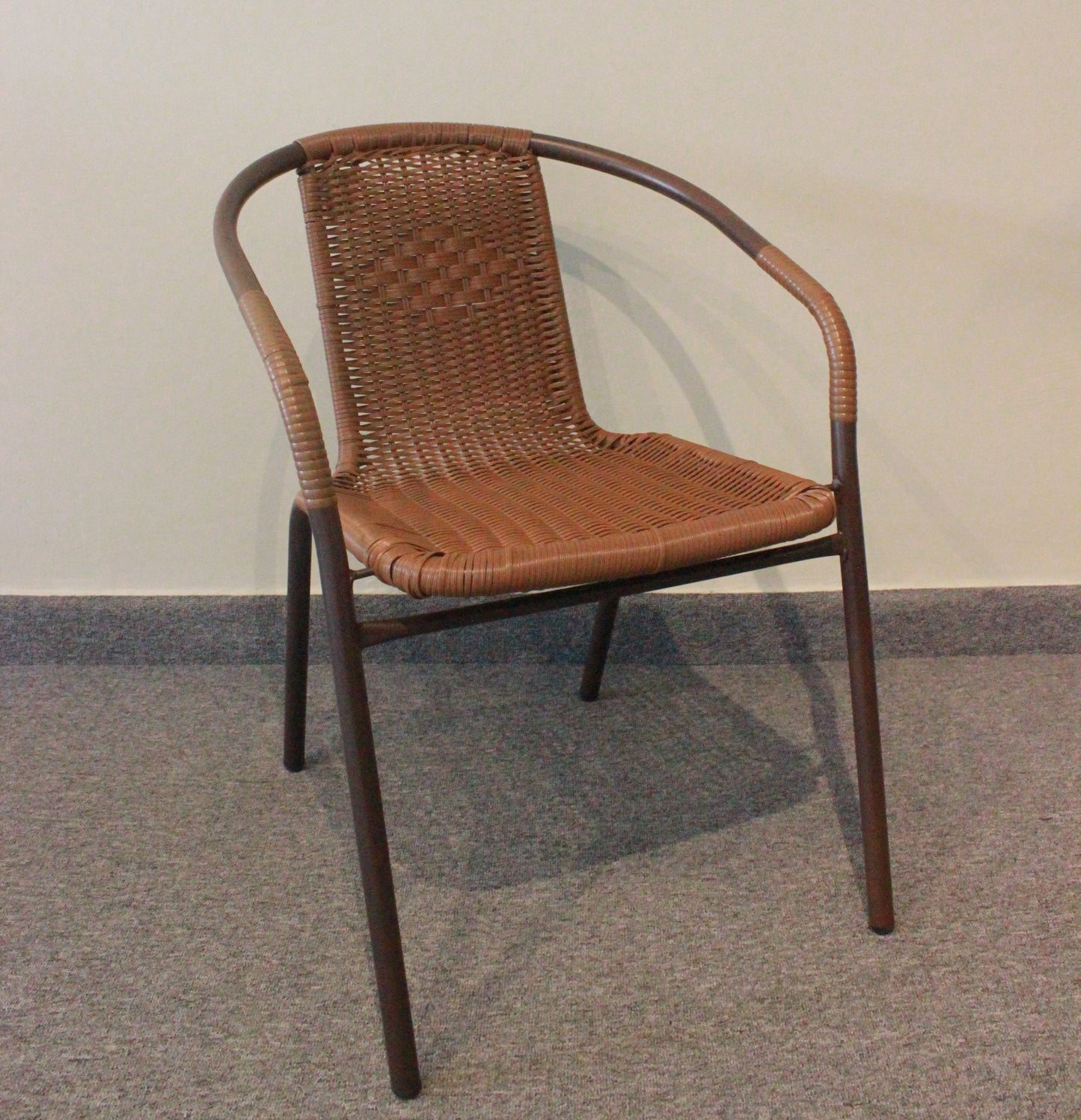 Silla rattan - Marron